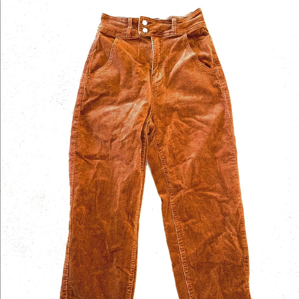 Brown corduroy jeans